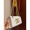 Dolce & Gabbana Calfskin 3.5 Chain phone bag White