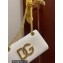 Dolce & Gabbana Calfskin 3.5 Chain phone bag White