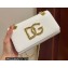 Dolce & Gabbana Calfskin 3.5 Chain phone bag White