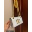 Dolce & Gabbana Calfskin 3.5 Chain phone bag Silver