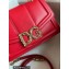 Dolce & Gabbana DG Amore Top Handle Bag in Calfskin Red