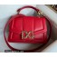 Dolce & Gabbana DG Amore Top Handle Bag in Calfskin Red
