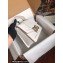 Dolce & Gabbana DG Amore Top Handle Bag in Calfskin White