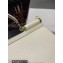 Dolce & Gabbana Medium Sicily bag in Dauphine Calfskin White