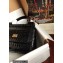 Dolce & Gabbana Medium Sicily bag in Crocodile-print Calfskin Black
