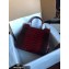 Dolce & Gabbana Medium Sicily bag in Crocodile-print Calfskin Burgundy
