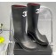 Chanel CC Logo Rain Boots Black 2022