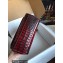 Dolce & Gabbana Small Sicily bag in Crocodile-print Calfskin Burgundy
