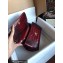 Dolce & Gabbana Small Sicily bag in Crocodile-print Calfskin Burgundy