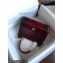 Dolce & Gabbana Small Sicily bag in Crocodile-print Calfskin Burgundy