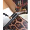 Dolce & Gabbana Small Sicily bag in Leopard-print with crystal DG logo patch