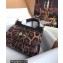 Dolce & Gabbana Small Sicily bag in Leopard-print with crystal DG logo patch