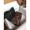 Dolce & Gabbana Small Sicily bag in Leopard-print with crystal DG logo patch