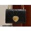 Dolce & Gabbana Large Devotion crossbody bag in quilted leather Black