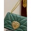 Dolce & Gabbana Large Devotion crossbody bag in quilted leather Green