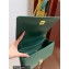 Dolce & Gabbana Large Devotion crossbody bag in quilted leather Green