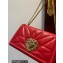 Dolce & Gabbana Large Devotion crossbody bag in quilted leather Red