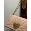 Dolce & Gabbana Large Devotion crossbody bag in quilted leather Nude