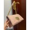 Dolce & Gabbana Large Devotion crossbody bag in quilted leather Nude