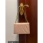 Dolce & Gabbana Large Devotion crossbody bag in quilted leather Nude