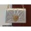 Dolce & Gabbana Large Devotion crossbody bag in quilted leather Silver