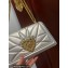 Dolce & Gabbana Large Devotion crossbody bag in quilted leather Silver