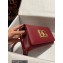 Dolce & Gabbana Calfskin 3.5 clutch bag Dark Red