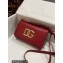 Dolce & Gabbana Calfskin 3.5 clutch bag Dark Red