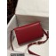 Dolce & Gabbana Calfskin 3.5 clutch bag Dark Red