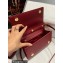 Dolce & Gabbana Calfskin 3.5 clutch bag Dark Red