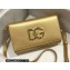 Dolce & Gabbana Calfskin 3.5 clutch bag Gold