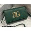 Dolce & Gabbana Calfskin 3.5 clutch bag Green