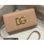 Dolce & Gabbana Calfskin 3.5 clutch bag Nude