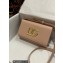 Dolce & Gabbana Calfskin 3.5 clutch bag Nude