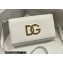 Dolce & Gabbana Calfskin 3.5 clutch bag White