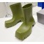Balenciaga Trooper Rubber Boots Dark Green 2022