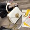 Dolce & Gabbana Small Devotion Top Handle Bag in Calfskin White