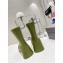 Balenciaga Trooper Rubber Boots Dark Green 2022