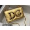 Dolce & Gabbana leather DG Girls shoulder bag Gold