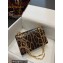 Dolce & Gabbana leather DG Girls shoulder bag Leopard Print