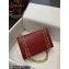 Dolce & Gabbana leather DG Girls shoulder bag Dark Red