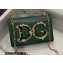 Dolce & Gabbana leather DG Girls shoulder bag Green