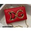 Dolce & Gabbana leather DG Girls shoulder bag Red