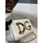 Dolce & Gabbana leather DG Girls shoulder bag White