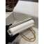 Dolce & Gabbana leather DG Girls shoulder bag White
