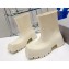 Balenciaga Trooper Rubber Boots Creamy 2022
