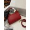 Dolce & Gabbana Small Sicily bag in Dauphine Calfskin Red