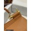 Dolce & Gabbana Small Sicily bag in Dauphine Calfskin Brown