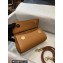 Dolce & Gabbana Small Sicily bag in Dauphine Calfskin Brown