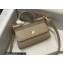 Dolce & Gabbana Small Sicily bag in Dauphine Calfskin Beige
